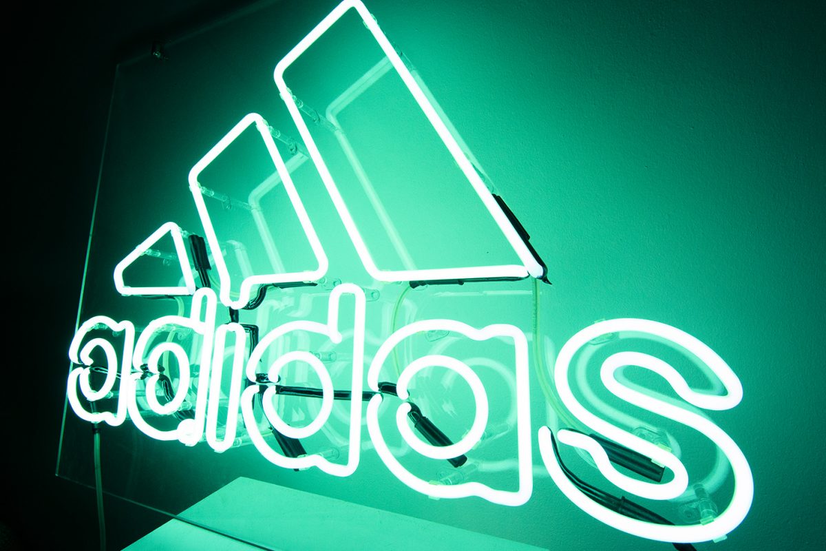 Adidas Kemp London Bespoke neon signs, hire, large format