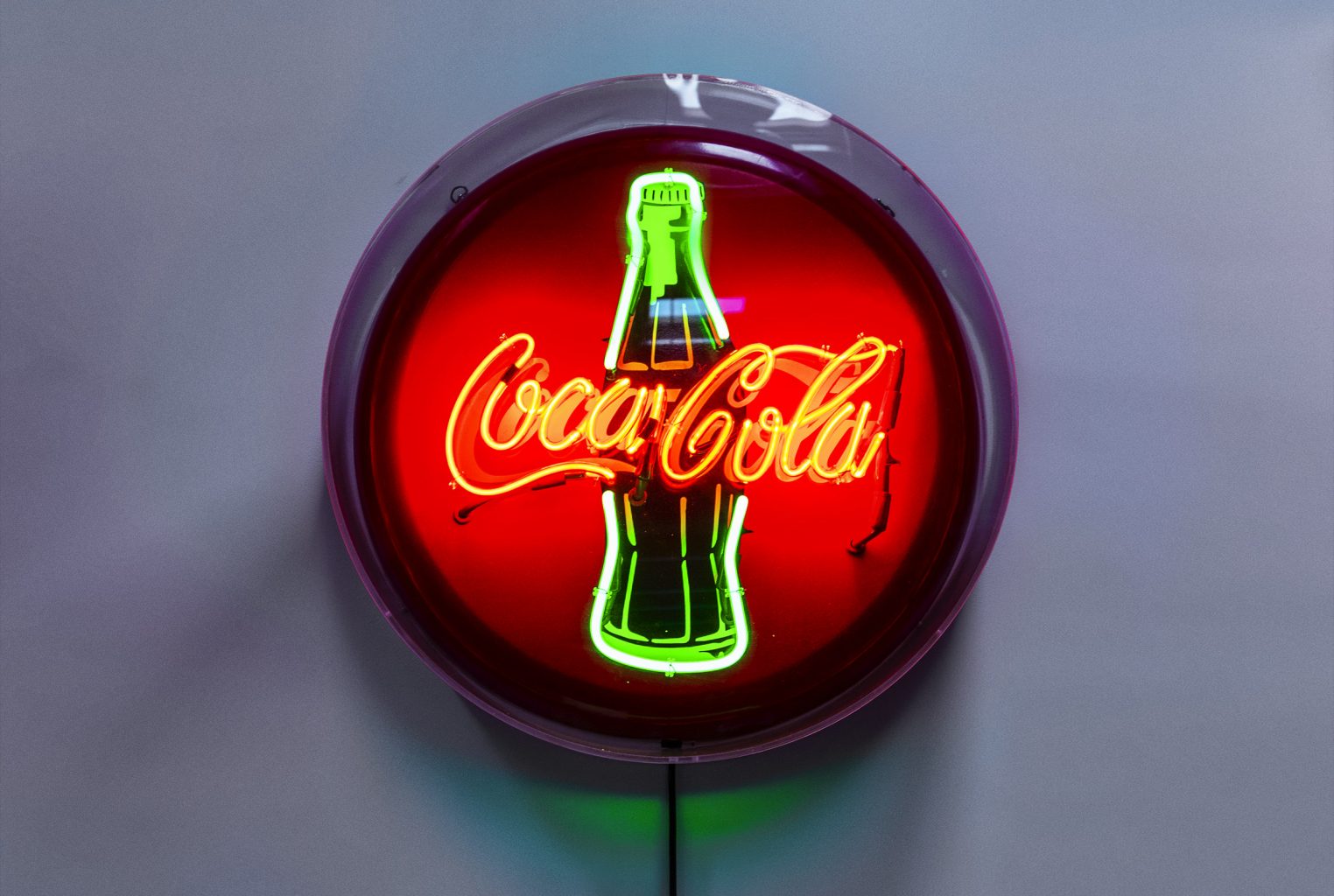 Neon Coca Cola Hire - Kemp London - Bespoke Neon Signs And Prop Hire.